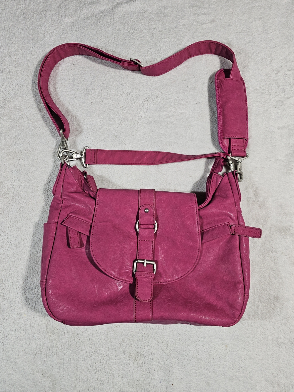 Kelly Moore Hot Pink Women's Crossbody Shoulder Bag.